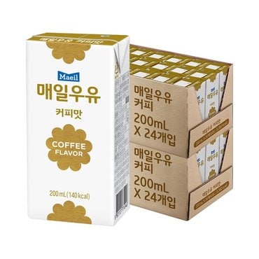 매일 멸균우유 커피맛 200ml 48팩_P308880677