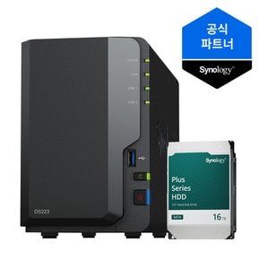 나스 1베이 NAS DS124 (16TBx1) 정품 HDD HAT3310