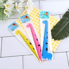 귀여운 기린 자 15cm 1P