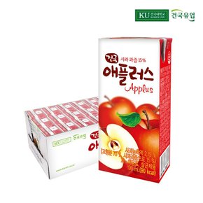 [G]건국우유 애플러스 사과 음료 190ml 24팩