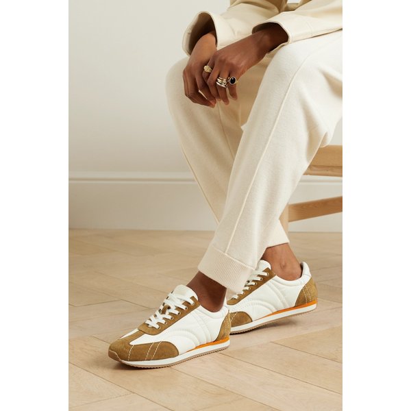 스포츠 가죽 트리밍 스웨이드 트윌 스니커즈 탠 브라운 1647597337350029