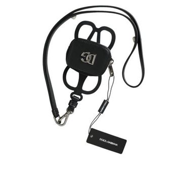 돌체앤가바나 5668679 Dolce & Gabbana Calfskin Leather DG Logo Coin Purse Lanyard Mens Wallet 121748611