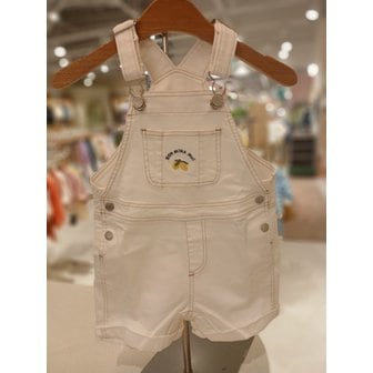 밍크뮤 [부산점] 화이트데님5부오버롤팬츠(3531542202)