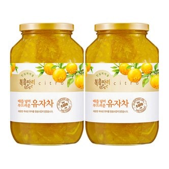  복음자리 유자차 1kg x 2병 (2kg)