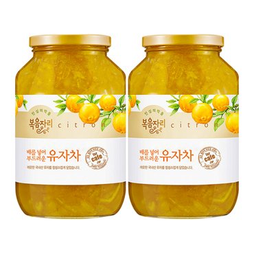  복음자리 유자차 1kg x 2병 (2kg)