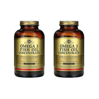 솔가 [해외직구] 솔가 오메가3 피쉬오일 농축물 240소프트젤 2팩 Solgar Omega3 Fish Oil Concentrate