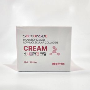 SOCCOINSIDE HYALURONIC ACID LOW MOLECULAR COLLAGEN CREAM 90ml