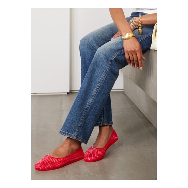 이로 Pvc 발레리나 플랫 레드 46376663162863495