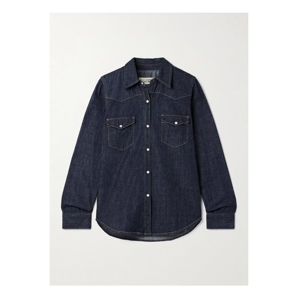 닐리 로탄 트래비스 데님 셔츠 인디고 블루 46376663162900383