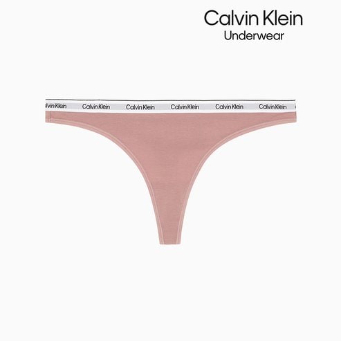 Calvin Klein Underwear 여성 모던 로고 T팬티 (QD5043-VLZ)