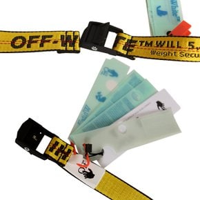 오프 화이트 벨트 OMRB039R21FAB001 1810 YELLOW BLACK / 벨트