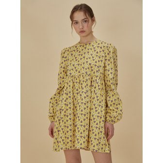 아무르 Lovesome mini dress_yellow