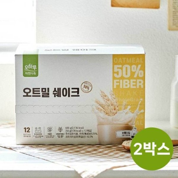 [오하루] 오트밀 쉐이크 12병 X 2박스