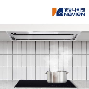  경동나비엔 900장 주방 가스렌지 매립식 히든 레인지 하이드 후드 RGM350-09PAA