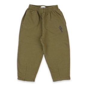 키즈 로고 프린팅 조거 팬츠(카키) B225AC071 370 /국내당일발송