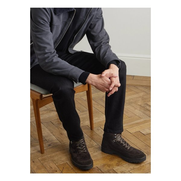 미스터 피 스웨이드 레이스업 부츠 46376663162923999