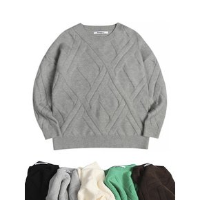 Cross Round Knit - 5  COL
