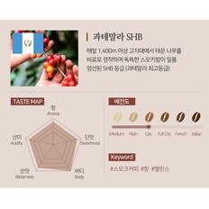 도로시커피팩토리 과테말라 SHB 원두커피 500g 갓볶은원두커피