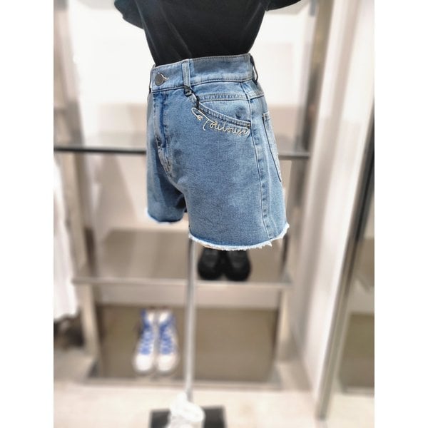 [여주점] 포켓 자수 포인트 데님 쇼츠 ER2ODQ52