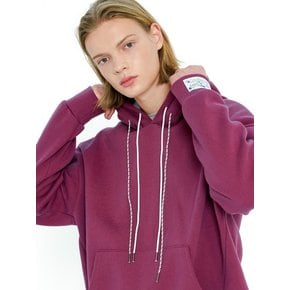 2 COLOR STRING DOUBLE HOODIE SWEATSHIRTS_PURPLERED