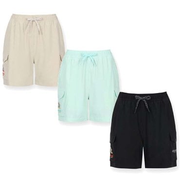 디스커버리 [24S/S] 여성 메인크루 카고 보드숏 DWSB76043