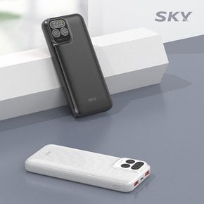 필 PD10 고속 충전 LCD 잔량표시 10000mAh 대용량 보조배터리