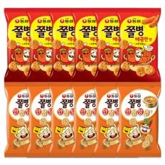  농심 쫄병스낵 매콤한맛 82gX6개+안성탕면맛 77gX6개 총12개