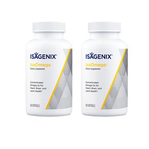 Isagenix 아이사제닉스 아이사오메가 오메가3 DHA EPA 60소프트젤 2개