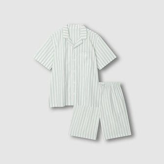 JAJU 남 60수 코튼 5부 파자마 세트 J216201164046