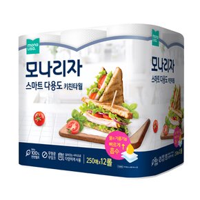 스마트 다용도 키친타월 250매*12롤 1팩 (무료배송)