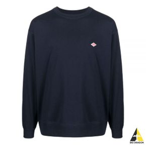 DANTON 단톤 Crew Neck T-Shirts LS (DTC0200-TCB-NAVY) (크루넥 롱슬리브 티셔츠)