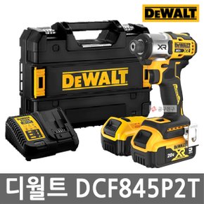 DCF845P2T 충전 임팩트 드라이버 20V MAX 5.0Ah*2개 브러쉬리스 3단 속도 조절