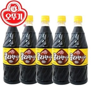 오뚜기 콜라향시럽 1kg 5개 슬러시시럽 원액음료 콜라향슬러시