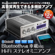 USBSD Bluetooth Hi-Fi AMP Bluetooth 12 V K-AMP01-B 오디오 앰프 컴팩트 고출력 카드Bluetooth