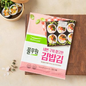 풀무원 네번 구워 김밥이 더욱 향긋한 김밥 김 (10매, 20g)