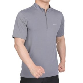 텐션업 남성 봄 여름 메쉬 반팔 집업 티셔츠(SS31LT048M)