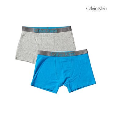 Calvin Klein Jeans 언더웨어 키즈 남아 스트레치 트렁크 드로즈 팬티 2팩 B700210 0IM_P360807247