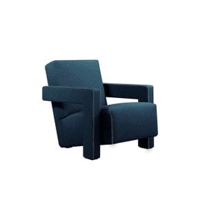 [Cassina 공식수입원] Utrecht Armchair (Blu Notte/Natural Blanket Stitching)