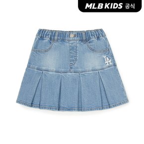 (공식) 25SS 플리츠 데님 스커트 LA (L.Blue) 7FSKB0151-07BLL