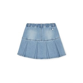 (공식) 25SS 플리츠 데님 스커트 LA (L.Blue) 7FSKB0151-07BLL