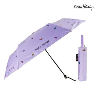 키스해링 [1+1] 7K 플레이 3단 초경량 양우산
