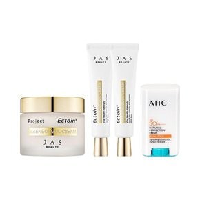 [쟈스] 엑토인 맨얼굴 크림 55ml + 30ml x2 + AHC 프레쉬 선스틱 17g