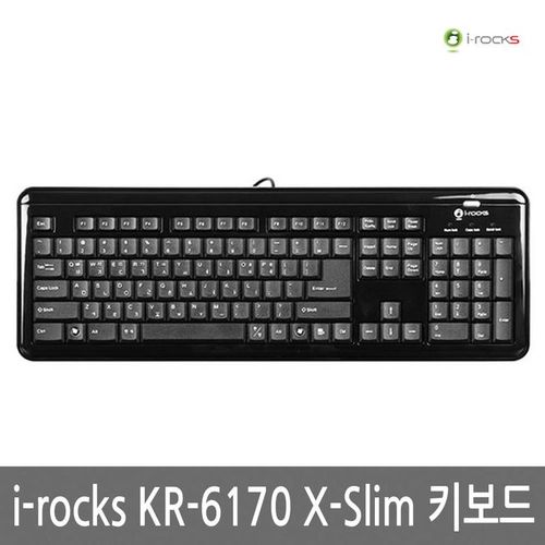 아이락스 i-rocks X-Slim 키보드 KR-6170 블랙