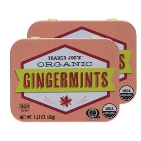 트레이더조 진저 민트 캔디 사탕 Trader Joe`s Gingermints 40g 2개