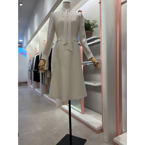 [여주점] 여성 텍스쳐 블록 뷔스티에 타이 원피스(ITQ3WOP140)