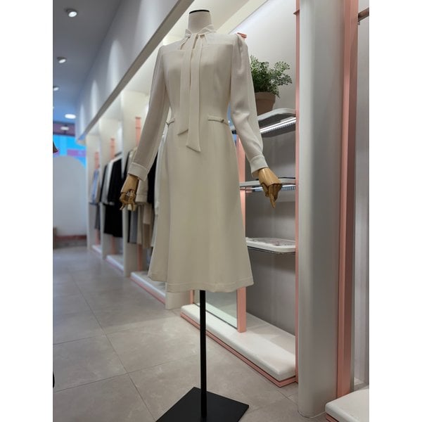 [여주점] 여성 텍스쳐 블록 뷔스티에 타이 원피스(ITQ3WOP140)