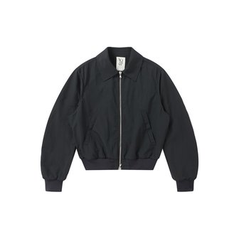 Solew 델 크롭 투웨이 블루종_차콜