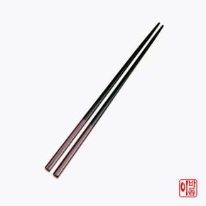국내산 나무 천연 옻칠 칼라 젓가락 정제칠  보라 1p
