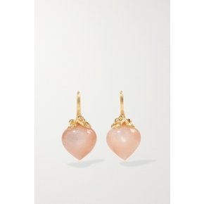 Dew Drops 18-karat Gold Moonstone Earrings 골드