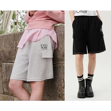 르꼬끄 [30% OFF] 여성 더블텐션 5부 버뮤다 팬츠 (QP322OHP71)